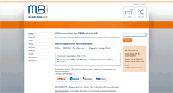 Desktop Screenshot of mb-electronic.de